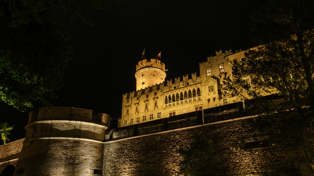 Dynamic castle lighting in Trentino – Castello del Buonconsiglio 2