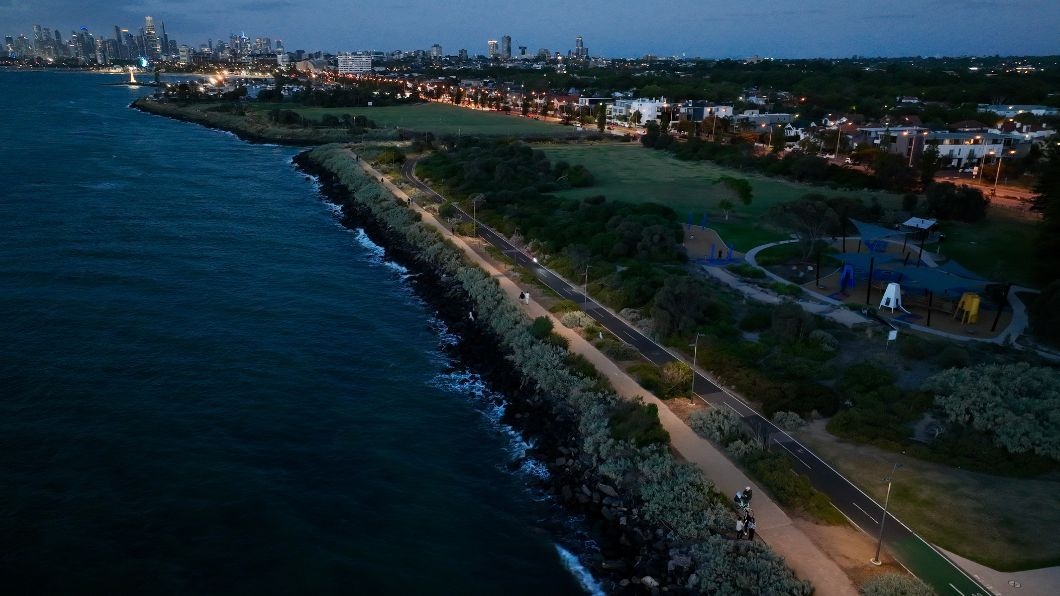 ewo Illuminates the Elwood Foreshore in Melbourne 4