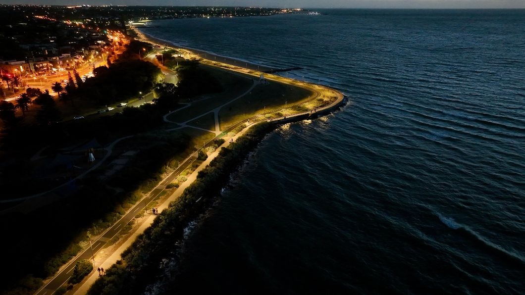 ewo Illuminates the Elwood Foreshore in Melbourne 5