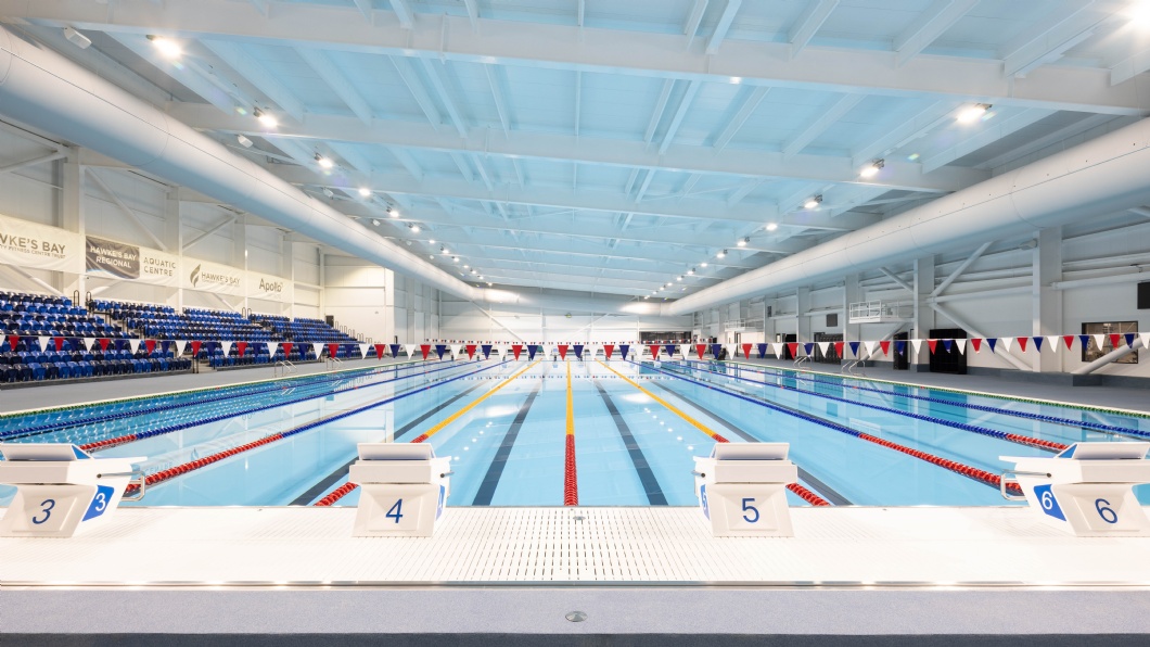 ILLUMINAZIONE PER IL CENTRO ACQUATICO SPORTIVO A HAWKE’S BAY, NUOVA ZELANDA 2