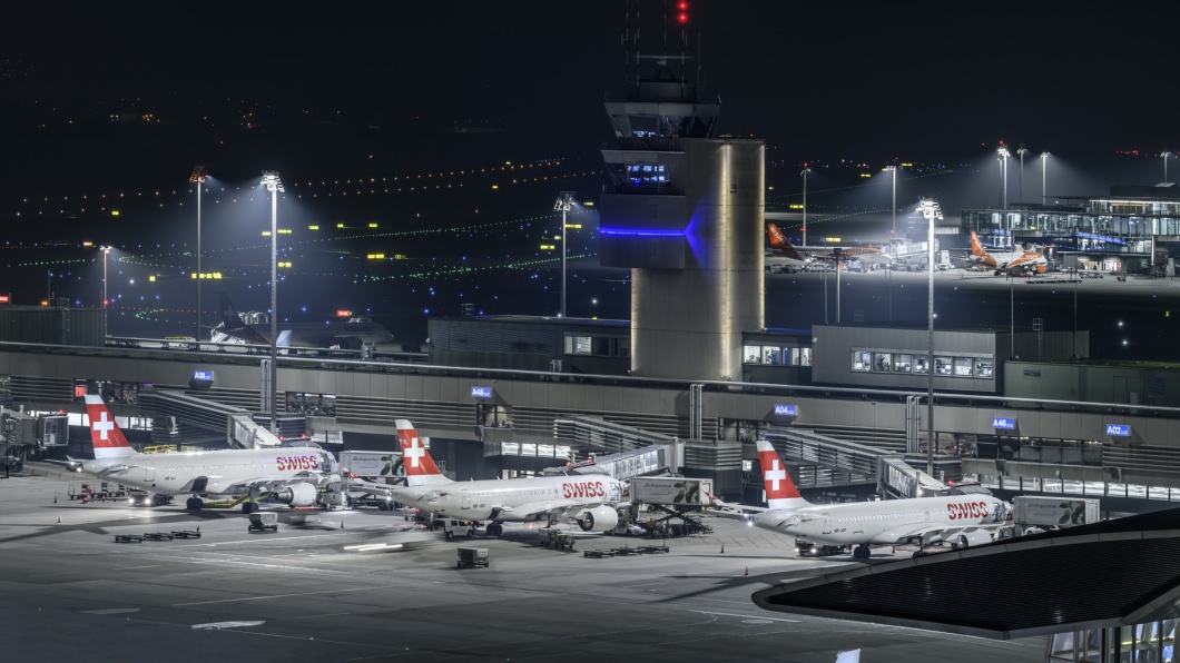 LED-Umrüstung mit Stromeinsparung am Flughafen Zürich 2